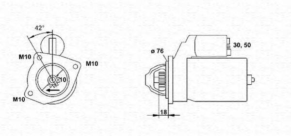 MAGNETI MARELLI 943251335010 Стартер