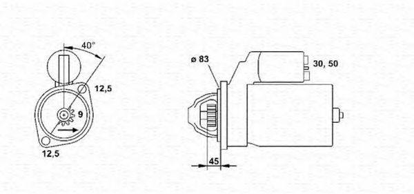 MAGNETI MARELLI 943251701010 Стартер