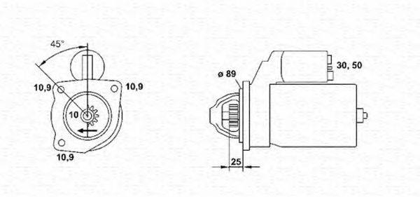 MAGNETI MARELLI 943252274010 Стартер