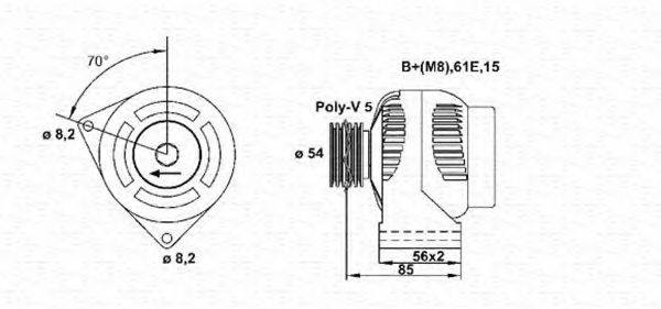 MAGNETI MARELLI 943355098010 Генератор