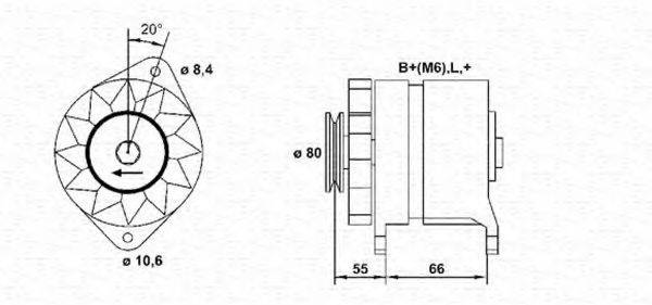 MAGNETI MARELLI 943356173010 Генератор