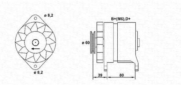 MAGNETI MARELLI 943356212010 Генератор