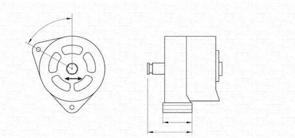 MAGNETI MARELLI 943357776010 Генератор