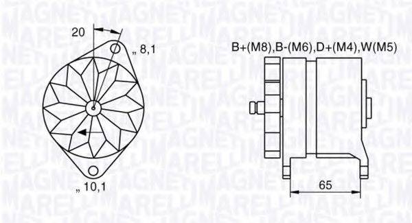 MAGNETI MARELLI 063534681400 Генератор