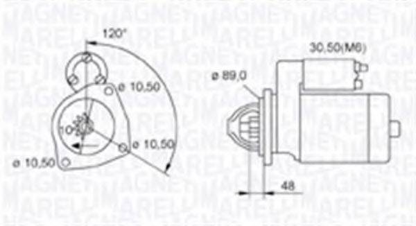 MAGNETI MARELLI 063720031010 Стартер