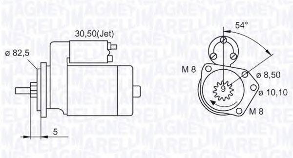 MAGNETI MARELLI 063521071030 Стартер