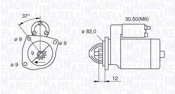 MAGNETI MARELLI 063521092680 Стартер