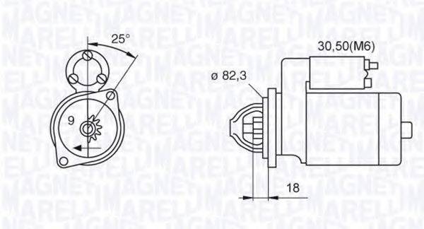 MAGNETI MARELLI 063522612010 Стартер