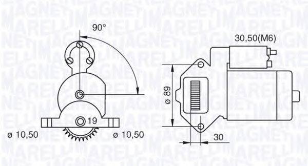 MAGNETI MARELLI 063280022010 Стартер