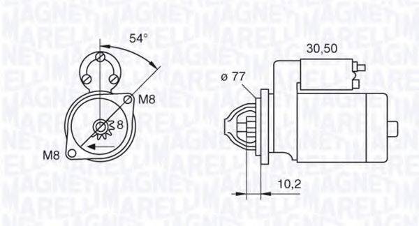 MAGNETI MARELLI 063280902010 Стартер