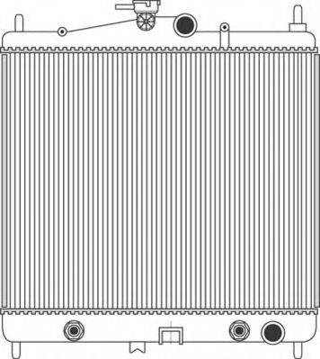 MAGNETI MARELLI 350213111900 Радіатор, охолодження двигуна