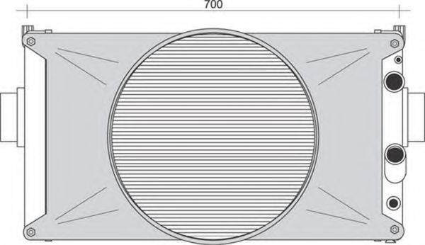 MAGNETI MARELLI 350213937000 Радіатор, охолодження двигуна