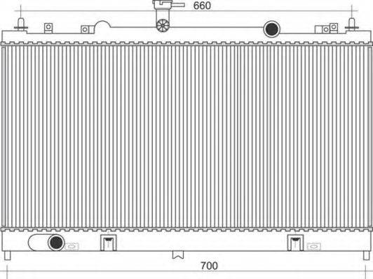 MAGNETI MARELLI 350213941000 Радіатор, охолодження двигуна