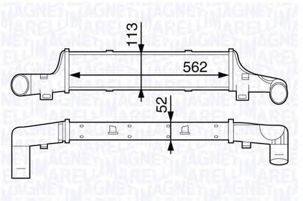 MAGNETI MARELLI 351319202180 Інтеркулер