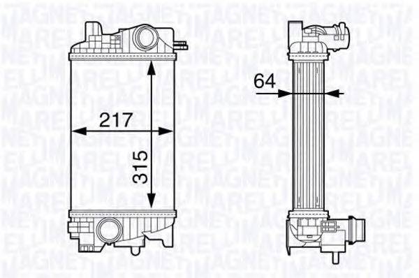 MAGNETI MARELLI 351319203030 Інтеркулер