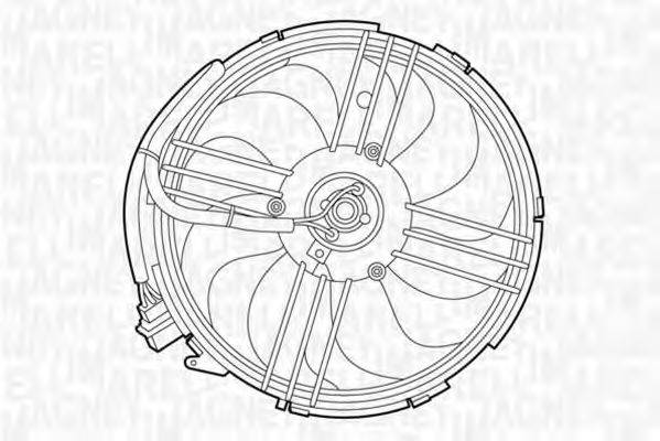 MAGNETI MARELLI 069422264010 Вентилятор, охолодження двигуна