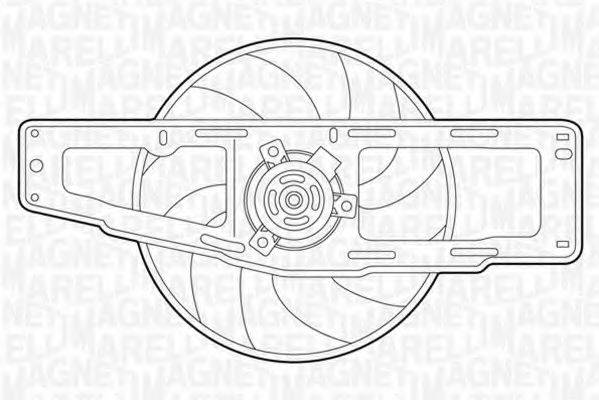 MAGNETI MARELLI 069422346010 Вентилятор, охолодження двигуна