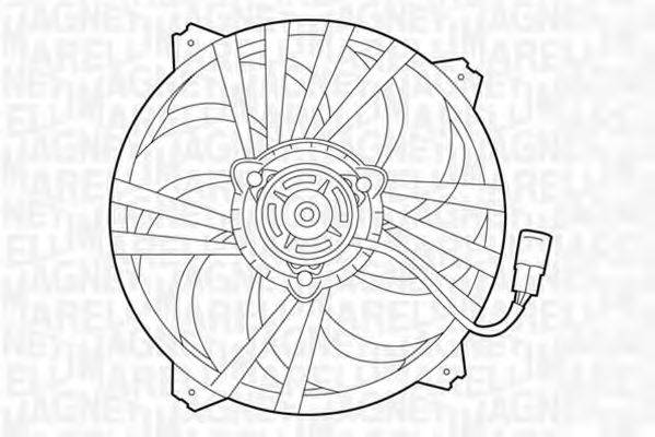 MAGNETI MARELLI 069422378010 Вентилятор, охолодження двигуна