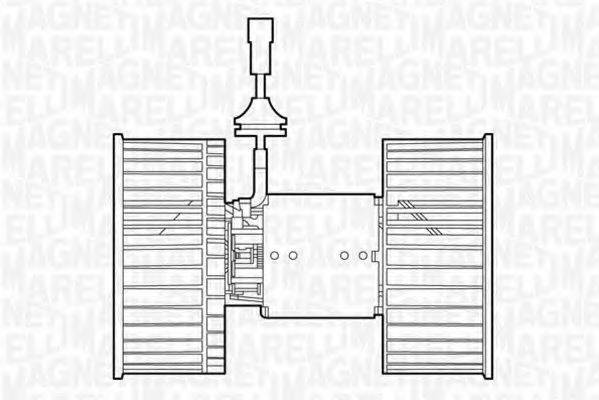 MAGNETI MARELLI 069412534010 Вентилятор салону