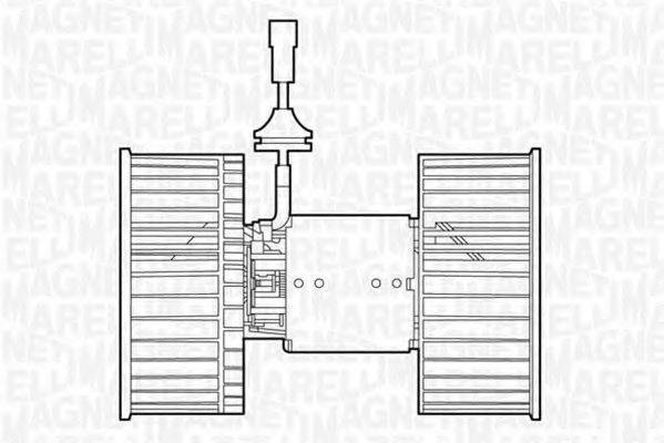 MAGNETI MARELLI 069412535010 Вентилятор салону