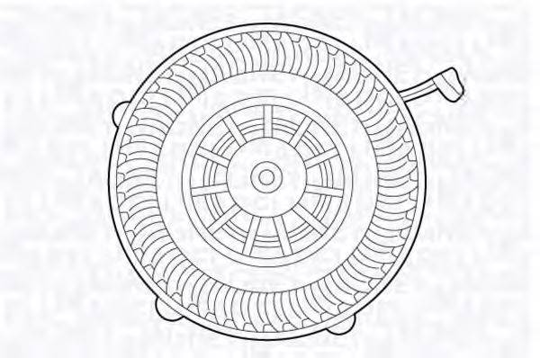 MAGNETI MARELLI 069412662010 Вентилятор салону