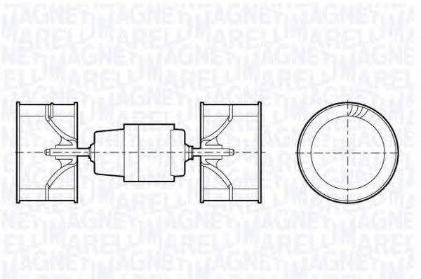 MAGNETI MARELLI 069412670010 Вентилятор салону