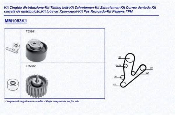 MAGNETI MARELLI 341310831101 Комплект ременя ГРМ