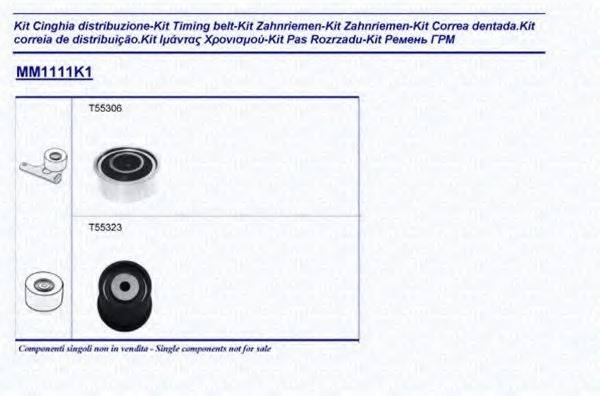 MAGNETI MARELLI 341311111101 Комплект ременя ГРМ