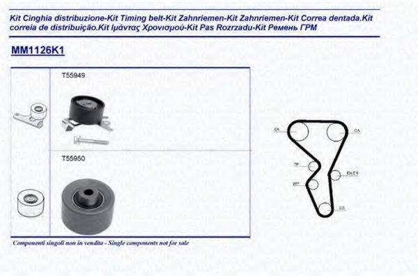 MAGNETI MARELLI 341311261101 Комплект ременя ГРМ