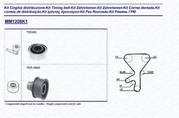 MAGNETI MARELLI 341312081101 Комплект ременя ГРМ