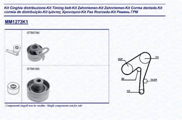 MAGNETI MARELLI 341312731101 Комплект ременя ГРМ