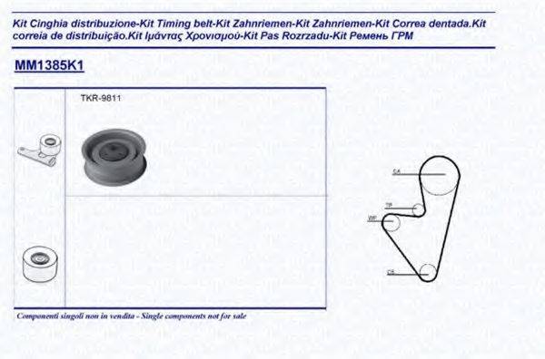 MAGNETI MARELLI 341313851101 Комплект ременя ГРМ